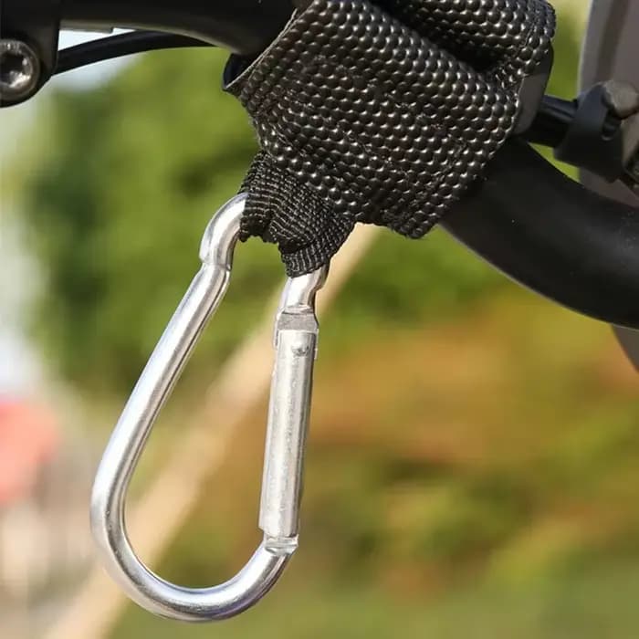 Crochet de suspension pour moto avec serrure