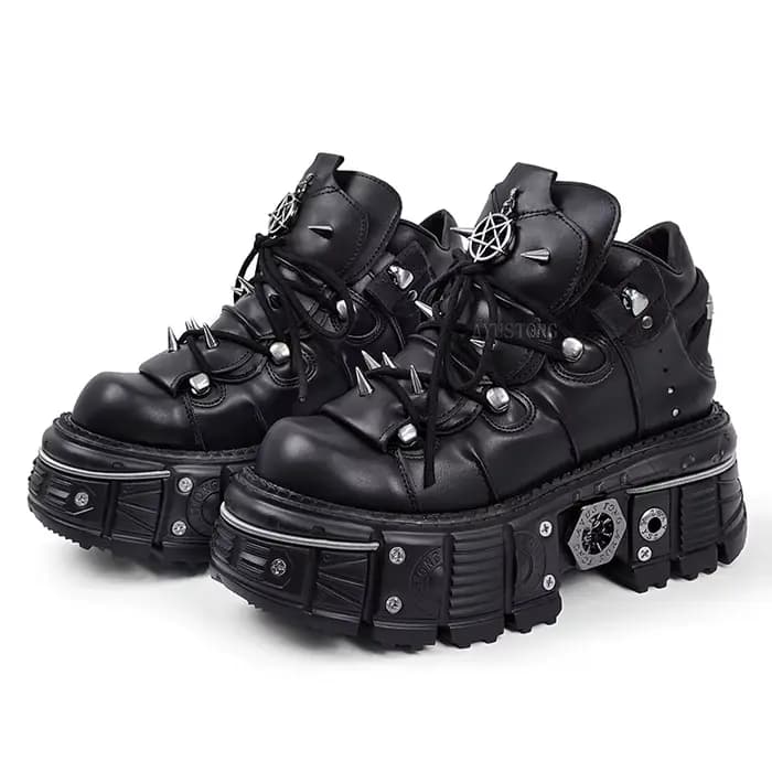 Bottines gothiques rock