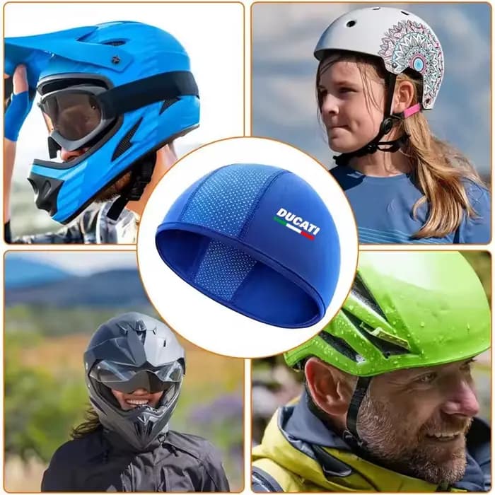 Pour Ducati Monste casque de moto casquette intérieure cagoule respirant cyclisme séchage rapide mèche refroidissement