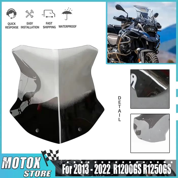 Pare-brise de moto adapté pour BMW R1200GS R1250GS 2013 – 2022
