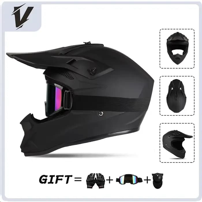 Casque de moto - Casque tout-terrain pour motocross