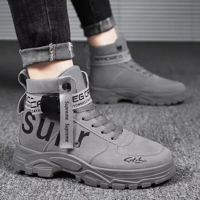 Bottes d'été polyvalentes en cuir pour hommes
