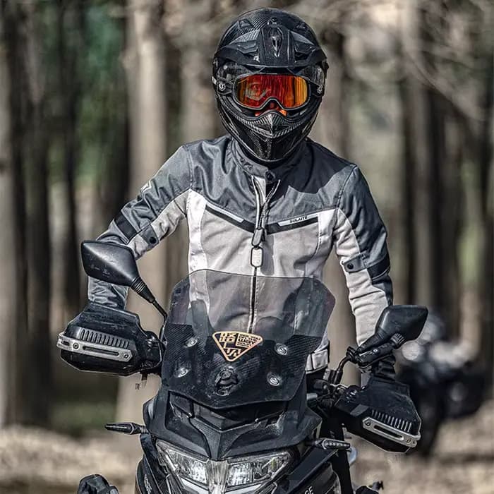 Veste de moto en maille respirante pour hommes et femmes