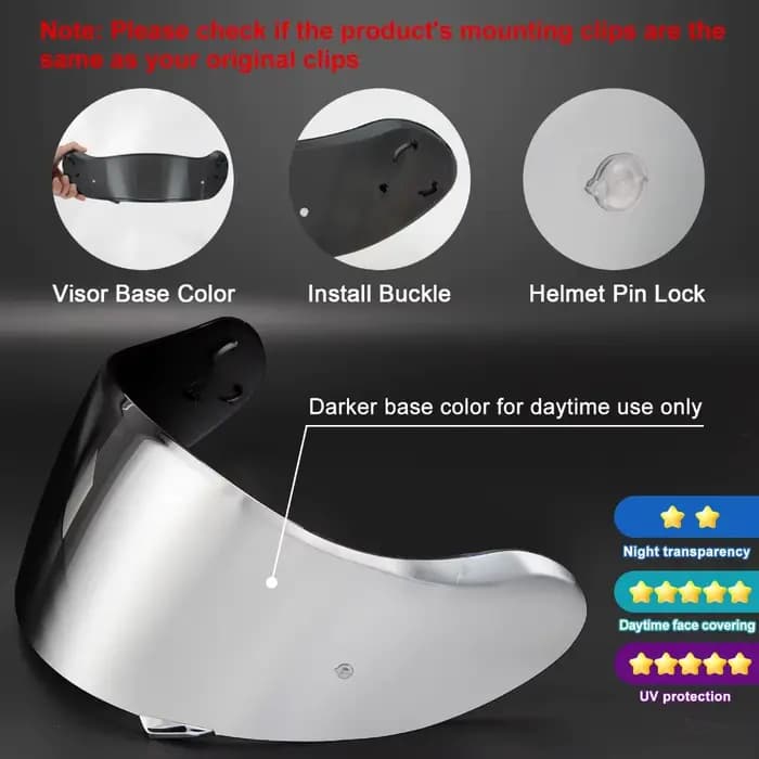 Visière de casque pour Shoei Neotec 2