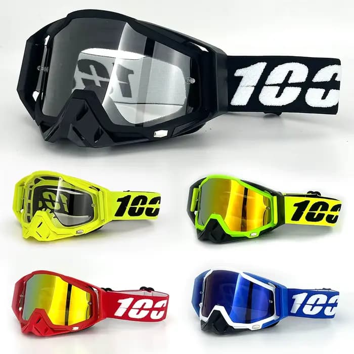 Lunettes de protection pour casque de moto