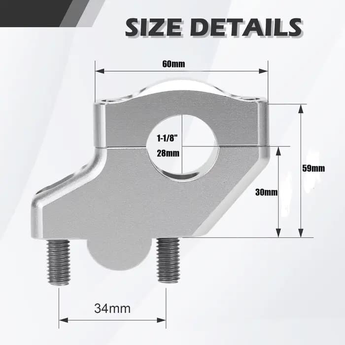 Riser de guidon de 28mm