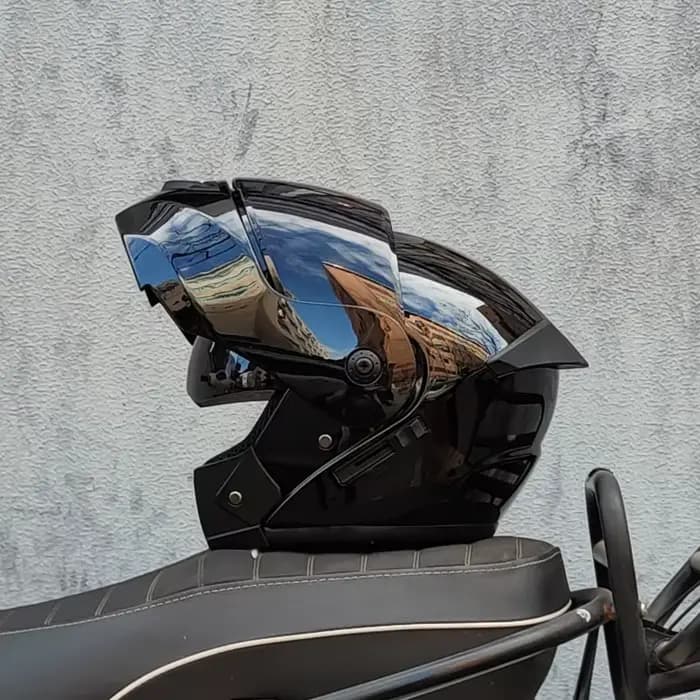 ORZ dernier casque de moto à rabat modulaire de sécurité approuvé DOT Voyage course