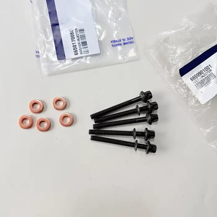 Boulons d'injecteur de carburant + rondelle OEM