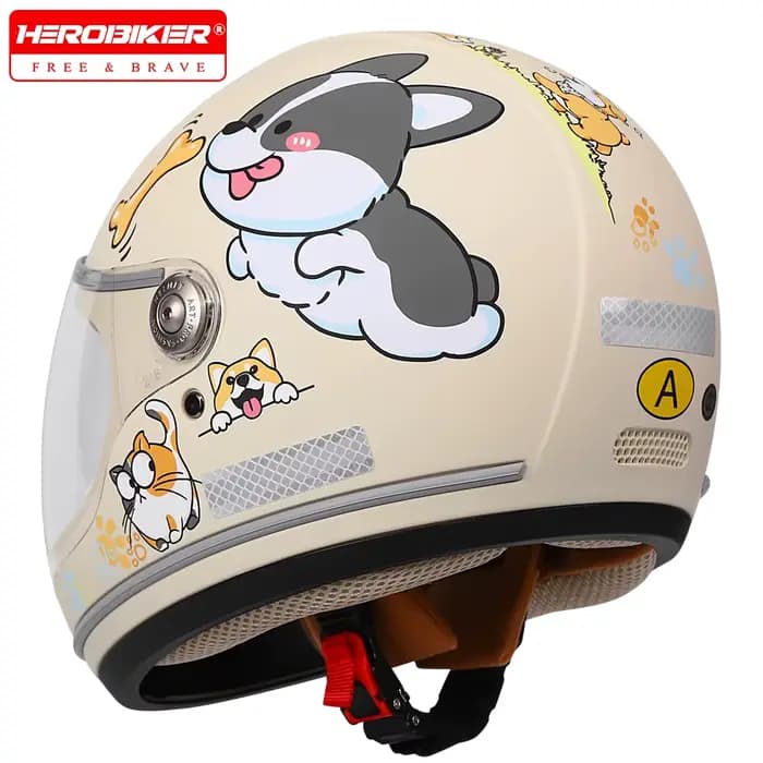 Casque Anti-chute pour enfants casques de Moto de dessin animé mignon