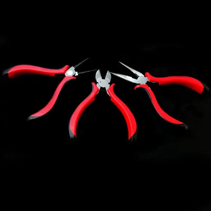 KIT de fabrication de bijoux, 1 ensemble, bouchons de perles/conclusions/pinces/broches/anneaux à sauter/fil/fil/boucle d'oreille/fermoir idéal pour bijoux accessoires pour bricolage