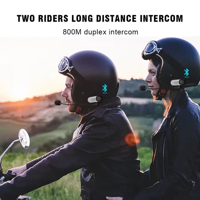 T Com SC Bluetooth casque de moto Interphone