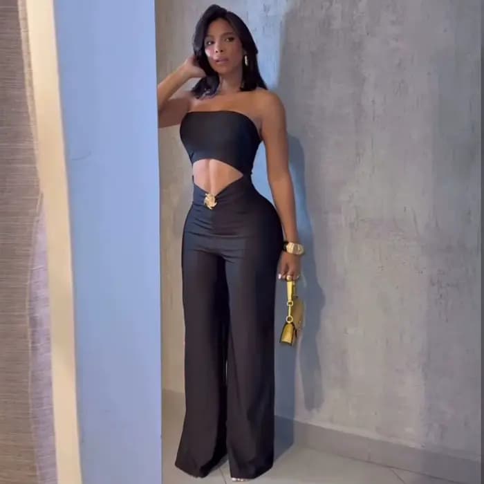 Combinaison pantalon une pièce pour femme, tenue de club, salopette élégante pour femme, vêtements d'été 2026