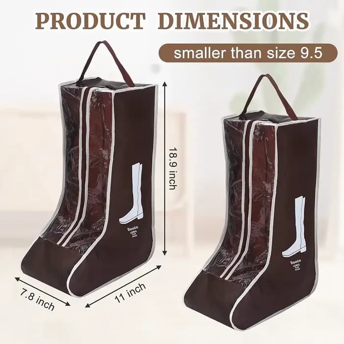 Sac de transport pour bottes d'équitation en tissu non tissé PVC