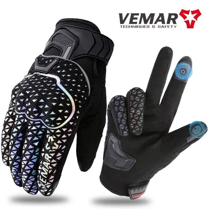 Gants de moto colorés, mitaines de motocross