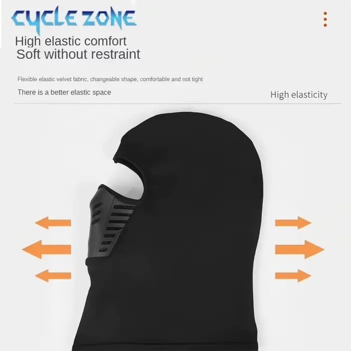 Masque thermique d'hiver pour moto