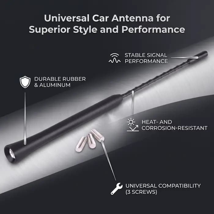 Antenne universelle d'amplification de signal radio FM de voiture