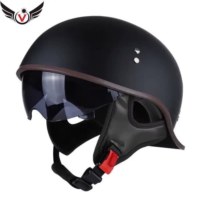 AD rétro Moto demi casque quatre saisons pour Harley