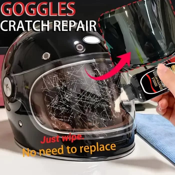 35ml Nettoyant anti-rayures pour visière de casque de moto