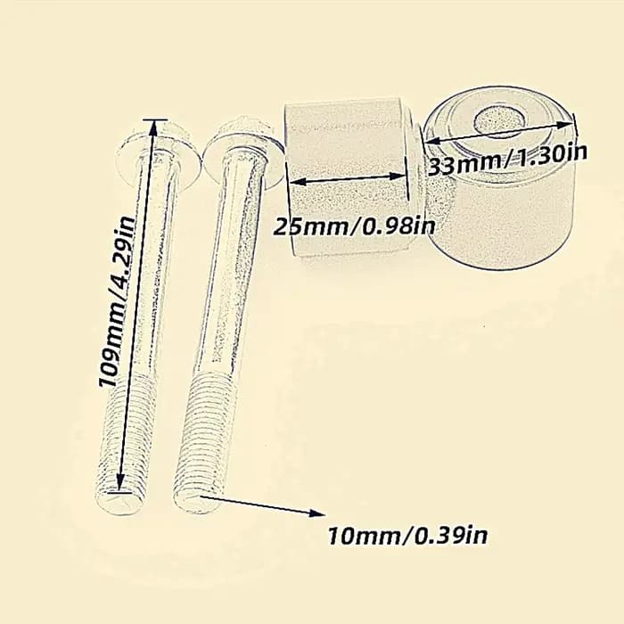 Support de barre d'espacement de serrage de guidon de moto