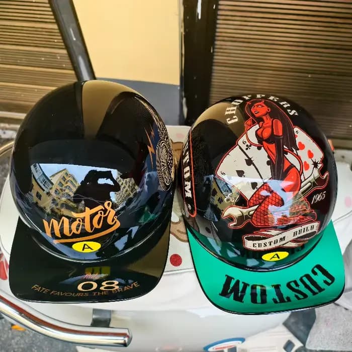 Casque de moto véhicule électrique Locomotive pour Harley rétro demi-casque quatre mers universel Casco de motocicleta