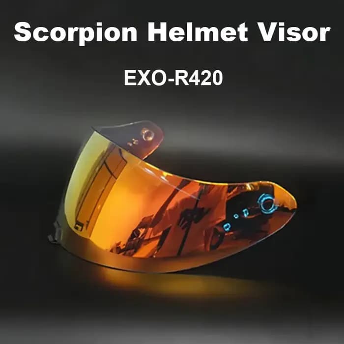 Casse-têtes ete SCORPION EXO-R420 Casque Visière Bouclier Lentille Moto Accessoires