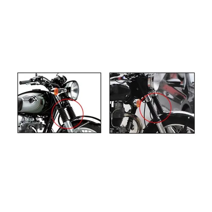 Guêtres de fourche avant de moto pour Honda Dio
