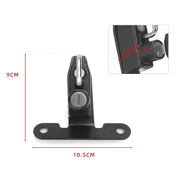 Hurbike-Serrure de casque antivol pour Honda Rebel