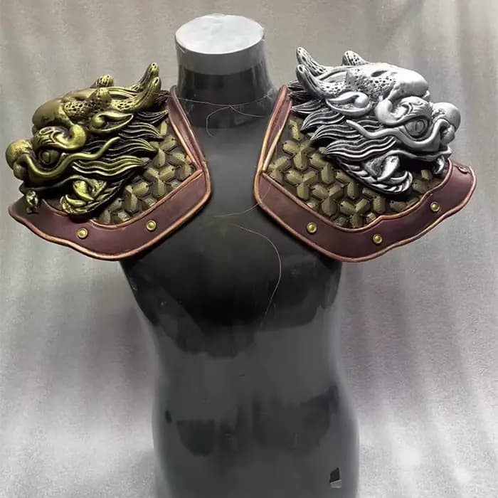 Armure d'épaule Vintage une pièce, accessoires de chevalier guerrier, vêtements généraux, ornement, fournitures de carnaval, photographie rétro