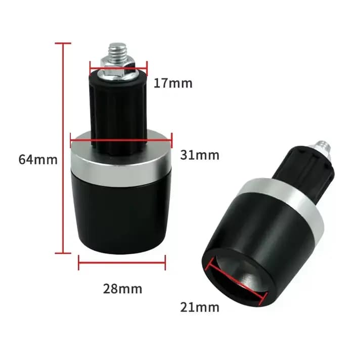 Accessoires de moto poignées de guidon extrémités capuchon de barre de poignée bouchon d'extrémité pour YAMAHA XSR 125 155 700 900 XSR125 XSR155 XSR700 XSR900