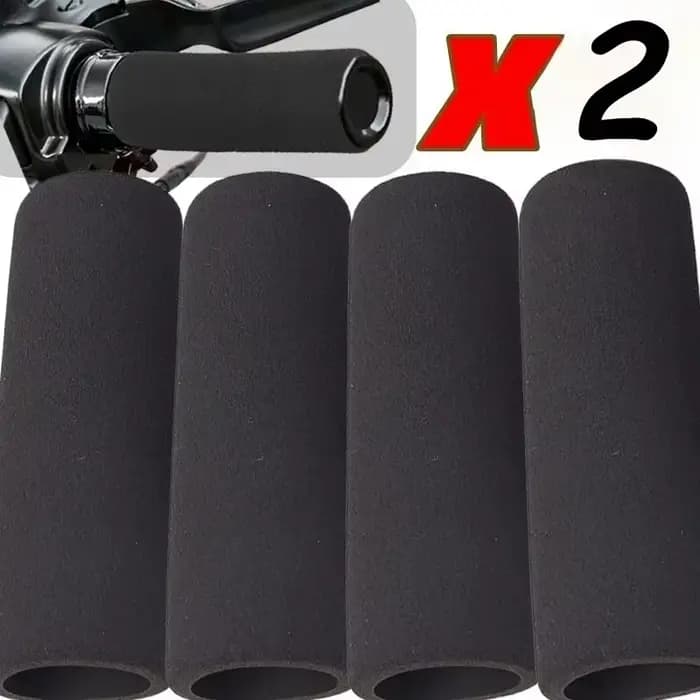 Couverture de poignée en mousse noire antidérapante pour Modification de moto