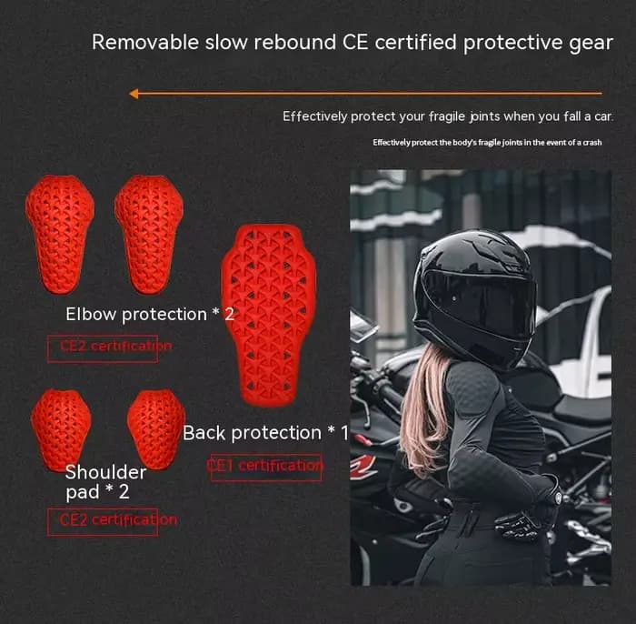 Veste de moto intégrale pour femme