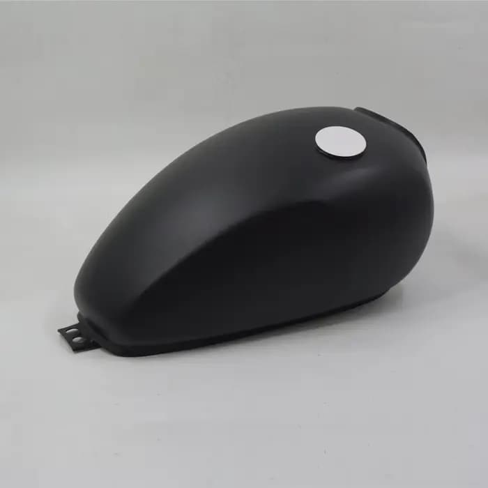 Réservoir de moto-12 litres-noir mat pour pièces d'origine de moto MUTT MPT-0345
