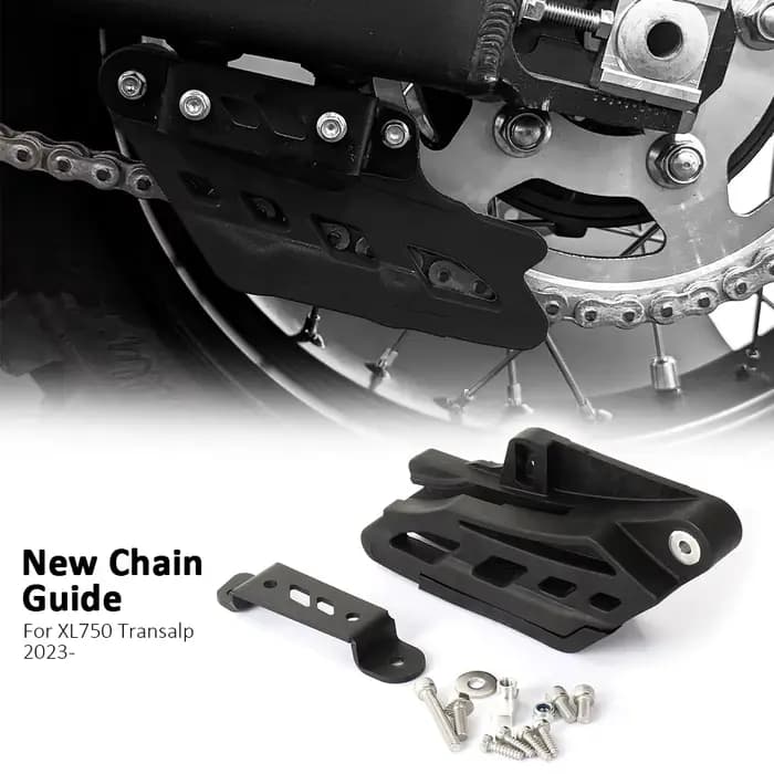 XL 750 TRANSALP accessoires de moto Guide de chaîne garde couvercle de pignon arrière noir pour Honda XL750 Transalp 2023 2024