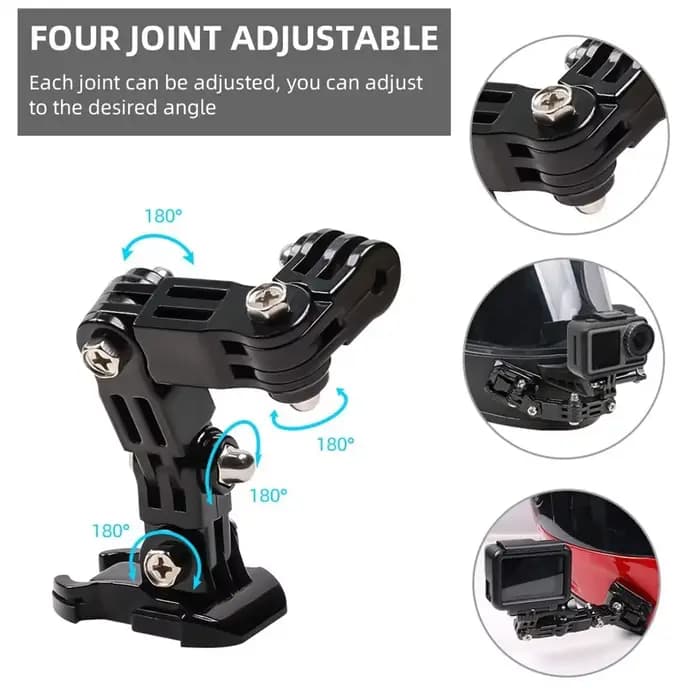 Go Pro – support de menton pour casque de moto