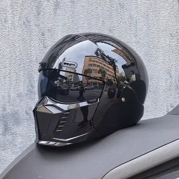 Casque de moto rétro ORZ-GB7 Scorpion