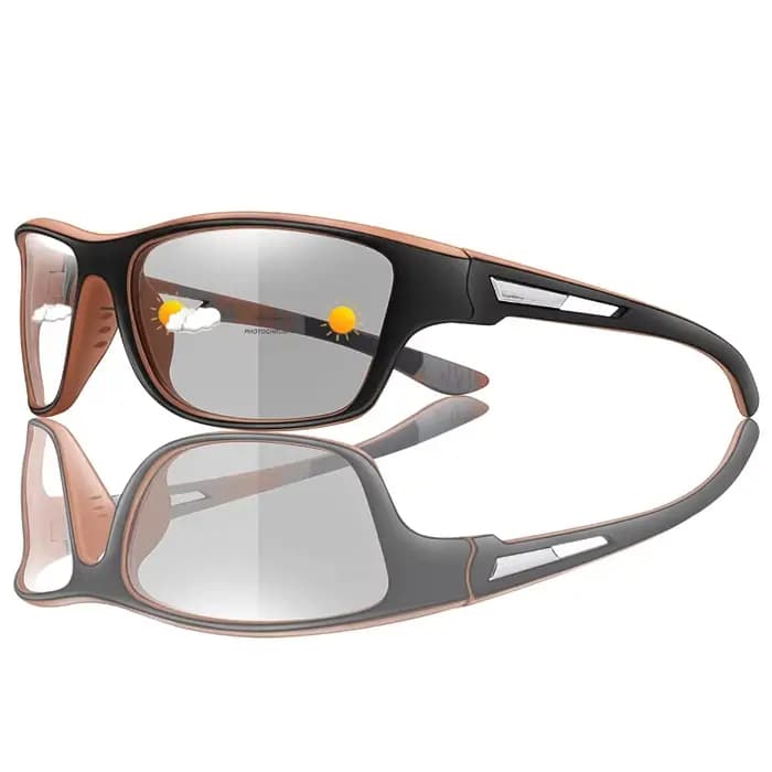 Lunettes de soleil photochromiques pour moto