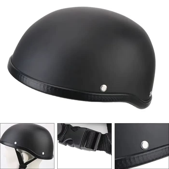 Casque demi-visage léger réglable