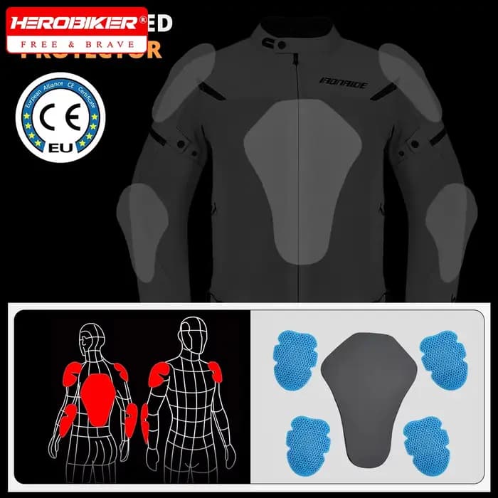 Veste de moto pour homme