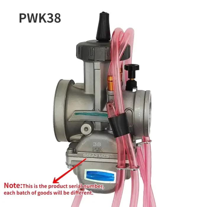 Carburateur PWK 38mm pour Kawasaki KX125 KX250 KX500 Moto PWK38 Carb Keihin Air Striker Carburador KX 125 250 500 Carburatore