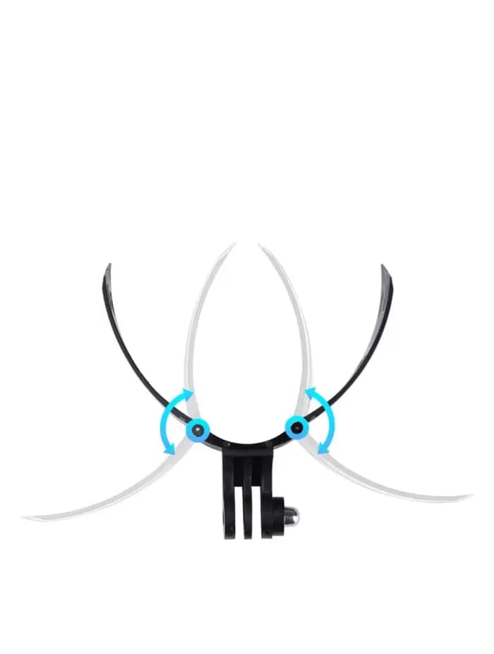Support de caméra d'action pour casque de moto