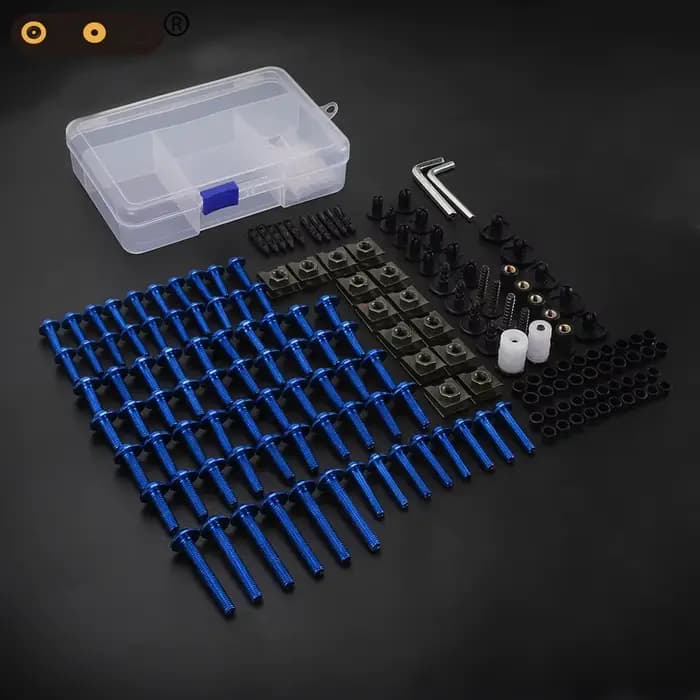 Pour 640 LC4 640LC4 SM SUPERMOTO DUKE ENDURO 2003-2010 accessoires de moto universels Kit complet de boulons de carénage vis écrous