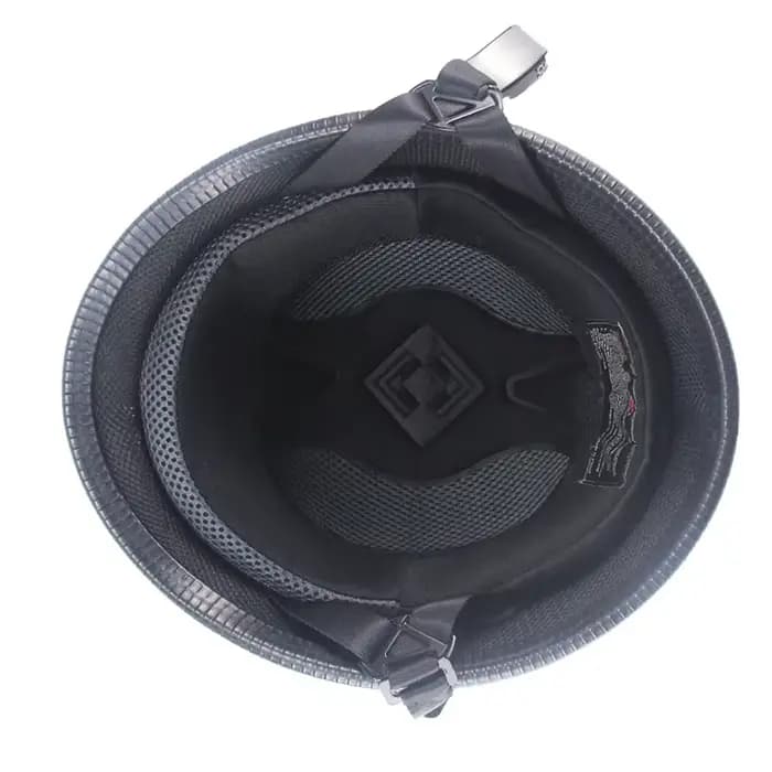 Casque de Moto Demi-Visage Vintage Rétro Allemand