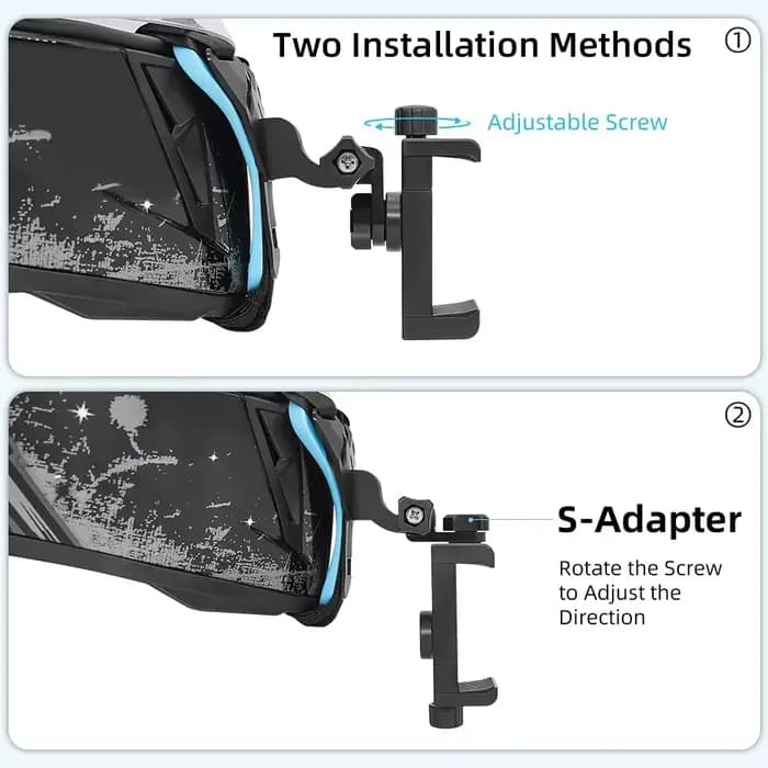 Support de téléphone pour casque de moto
