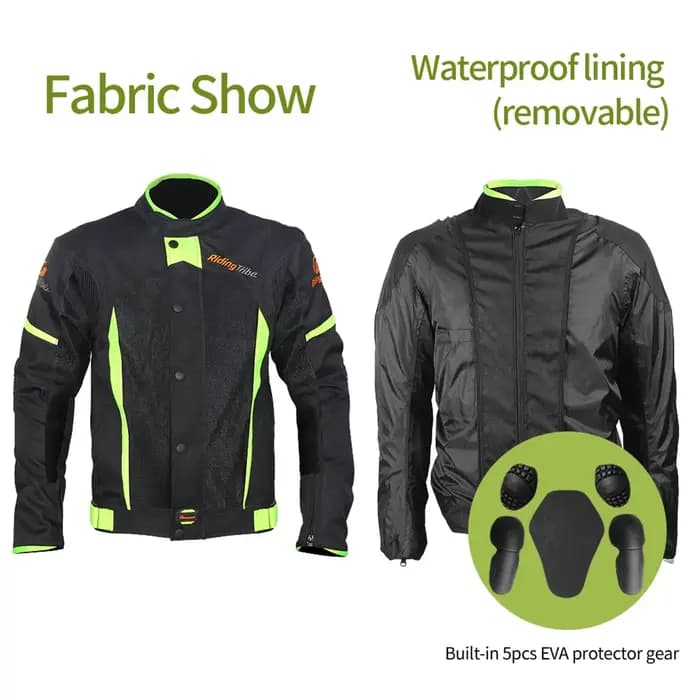 Veste de moto d'été imperméable et respirante