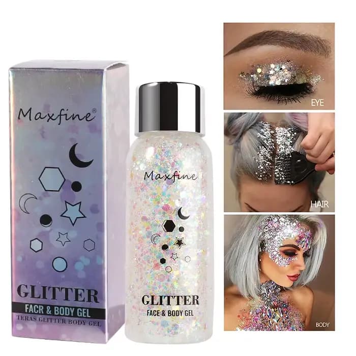 Paillettes pour les yeux, les cheveux et le corps, paillettes multifonctionnelles pour le maquillage, décoration pour les fêtes et les festivals