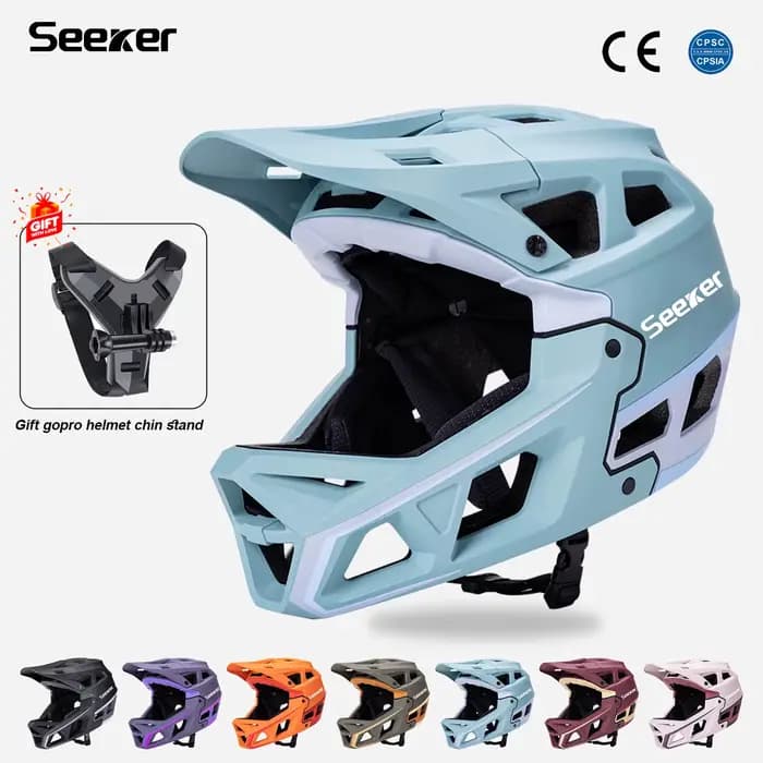 SEEKER VTT tout-terrain casque complet intégré formant course descente
