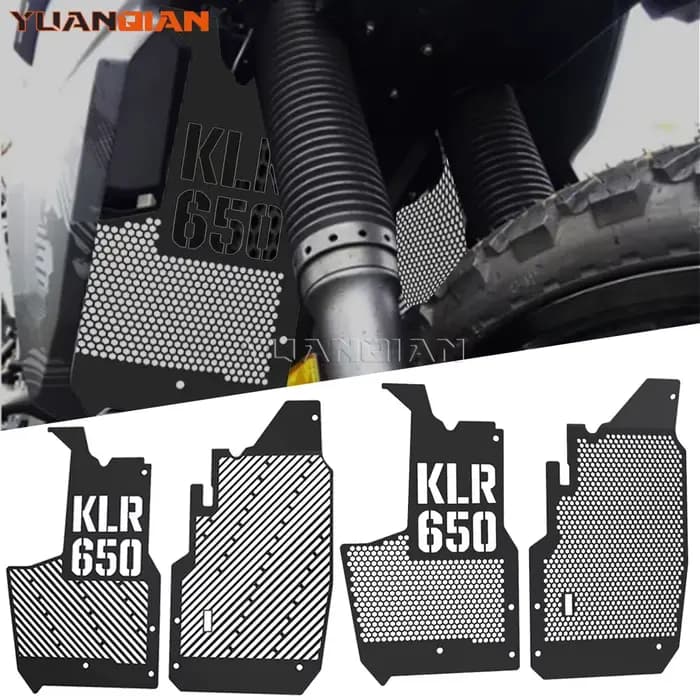 CNC motos pour Kawasaki KLR650 2022 2023 2024 KLR 650 S voyageur aventure radiateur Grille couverture garde Protection Protetor