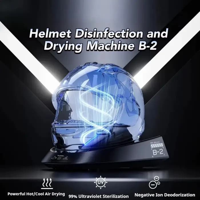 Séchoir intelligent pour casque de moto avec fonctions de stérilisation