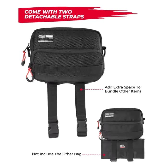 Sac de guidon de moto, sacs cylindriques