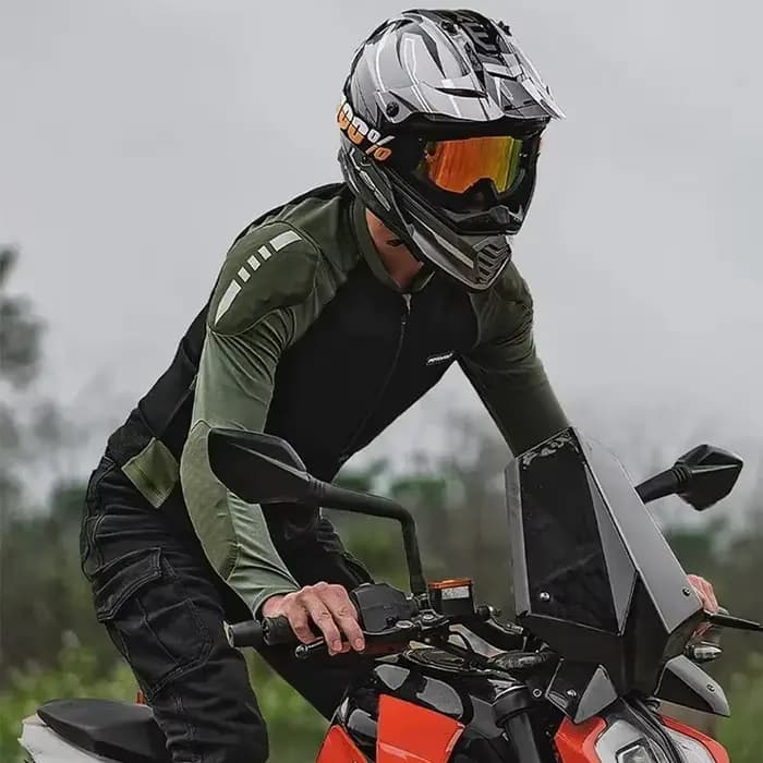 Veste de Moto à armure douce et respirante